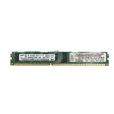 Memória RAM Samsung M392B5273CH0-CH9 44T1586: DDR3, 4GB, 2Rx8, 1333R, RDIMM, VLP