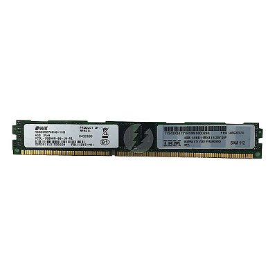 Memória RAM SMART M392B5270CH0-YH9 R43C03G 46C0575 43X5313: DDR3L, 4GB, 1Rx4, 1333MHz, 10600R, RDIMM, VLP