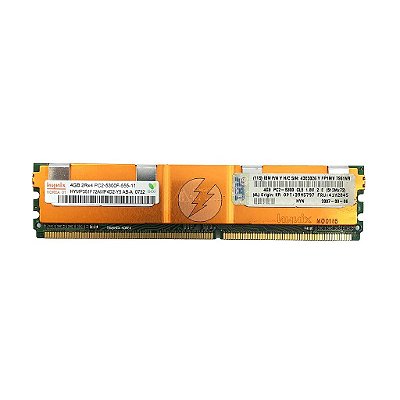 Memória RAM SK hynix HYMP351F72AMP4D2-Y5 43X5026 41Y2845: DDR2, 4GB, 2Rx4, 667MHz, 5300F, FBDIMM