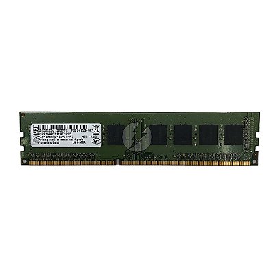 Memória RAM SMART SH564128FH8NSTNSQR U43Q02R: DDR3, 4GB, 1Rx8, 1600Mhz, 12800U, UDIMM