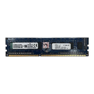 Memória RAM Kingston KVR16N11/4 Chip SK hynix: DDR3, 4GB, 2Rx8, 1600MHz, 12800U, UDIMM