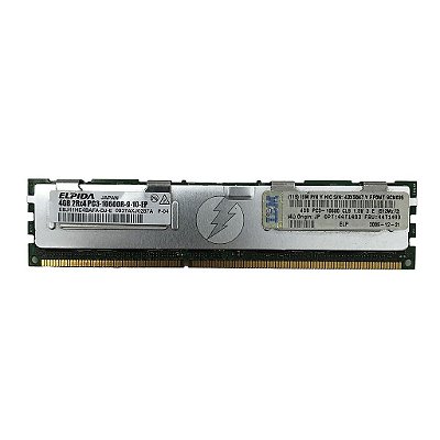 Memória RAM Elpida EBJ41HE4BAFA-DJ-E 44T1493: DDR3, 4GB, 2Rx4, 1333R, RDIMM
