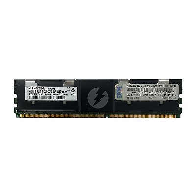 Memória RAM Elpida EBE41FE4ACFT-6E-E 41Y2845: DDR2, 4GB, 2Rx4, 667F, FBDIMM