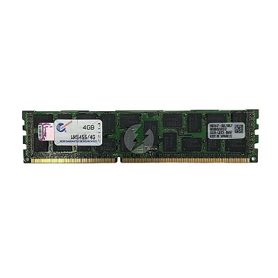 Memória RAM Kingston KVR1333D3D4R9S/4G Chip Elpida: DDR3, 4GB, 2Rx4, 1333R, RDIMM