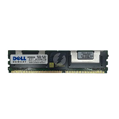 Memória RAM Dell SNP9F035CK2/8G: DDR2, 4GB, Rx, 667F, UDIMM