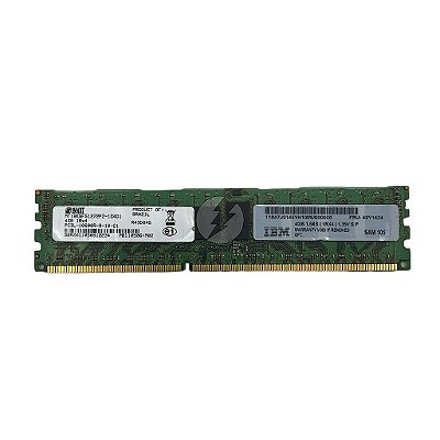 Memória RAM Micron MT18KSF51272PZ-1G4D1 R43D04G: DDR3L, 4GB, 1Rx4, 1333R, 10600, RDIMM