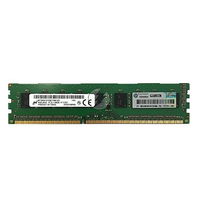 Memória RAM Micron MT18KSF1G72AZ: DDR3L, 8GB, 2Rx8, 1600E, ECC UDIMM