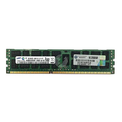 Memória RAM Samsung M393B1K70CH0-CH9 606KPP1 500205-071: DDR3, 8GB, 2Rx4, 1333R, RDIMM
