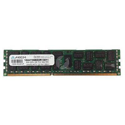 Memória RAM Axiom 102472W8D3R13811: DDR3, 8GB, Rx, 1333MHz, 10600R, RDIMM