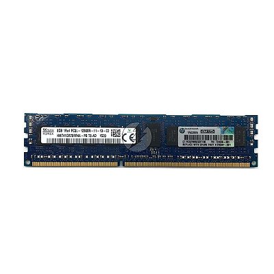Memória RAM SK hynix HMT41GR7BFR4A-PB 731656-081: DDR3L, 8GB, 1Rx4, 1600MHz, 12800R, RDIMM