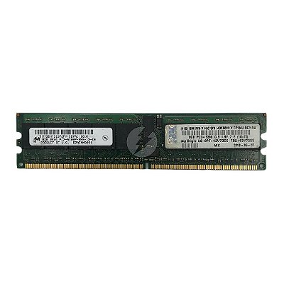 Memória RAM Micron MT36HTS1G72PY-667A1 43V7355: DDR2, 8GB, 2Rx4, 667P, RDIMM
