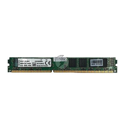 Memória RAM Kingston KVR1333D3N9/8G Chip Kingston: DDR3, 8GB, 2Rx8, 1333MHz, 10600, UDIMM, VLP