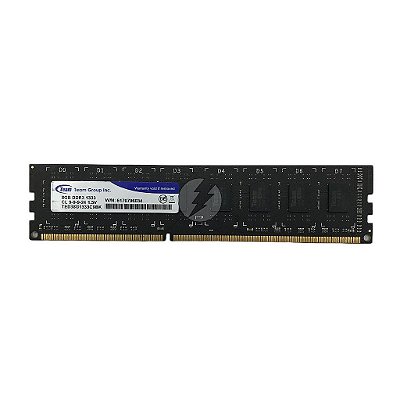 Memória RAM Team TED38G1333C9BK: DDR3, 8GB, Rx, 1333, UDIMM