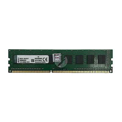 Memória RAM Kingston KVR1333D3N9/8G Chip Samsung: DDR3, 8GB, 2Rx8, 1333MHz, 10600, UDIMM