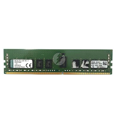 Memória RAM Kingston KVR21R15S4/8: DDR4, 8GB, 1Rx4, 2133P, RDIMM