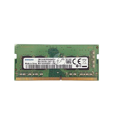 Memória RAM Samsung M471A1K43CB1-CRC: DDR4, 8GB, 1Rx8, 2400T, SODIMM