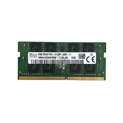 Memória RAM SK hynix HMA41GS6AFR8N-TF: DDR4, 8GB, 2Rx8, 2133P, SODIMM