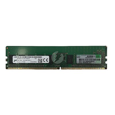 Memória RAM Micron MTA9ASF1G72AZ-2G3B1 862689-091: DDR4, 8GB, 1Rx8, 2400T, ECC UDIMM