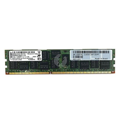 Memória RAM SMART M393B2G70BH0-YK0 R163B04G: DDR3L, 16GB, 2Rx4, 1600R, RDIMM