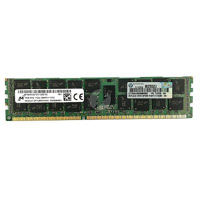 Memória RAM Mícron MT36KSF2G72PZ DDABA9W001 713756-081: DDR3L, 16GB, 2Rx4, 1600R, RDIMM