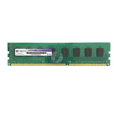 Memória RAM Virivi: DDR3, 16GB, 1600, UDIMM