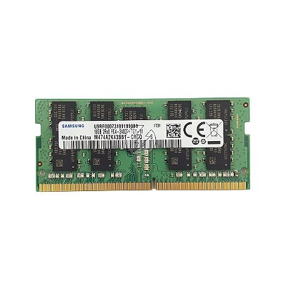 Memória RAM Samsung M474A2K43BB1-CRCQ 835886-002: DDR4, 16GB, 2Rx8, 2400T, SODIMM