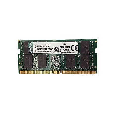 Memória RAM Kingston KVR26S19S8/16: DDR4, 16GB, 1Rx8, 2666, SODIMM