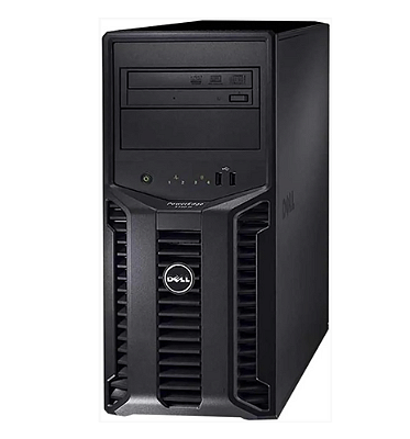 Servidor Dell PowerEdge T110 II: 1x Xeon 4 core, DDR3 8GB, 2x HD SAS 3TB