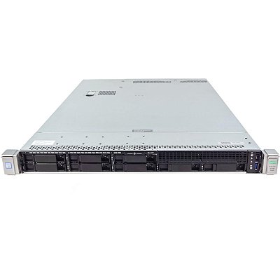 Servidor HP DL360 G9 c/ 8B 2,5": 2x Xeon 16 Core, DDR4 128GB, 2x HD SAS 600GB