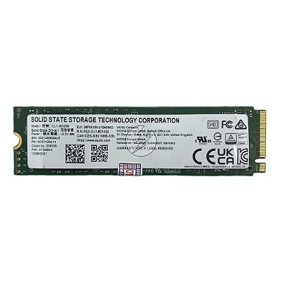 SSD 256GB, M.2 Nvme, 256Gb: CL1-8D256 3C07120411 CT20903