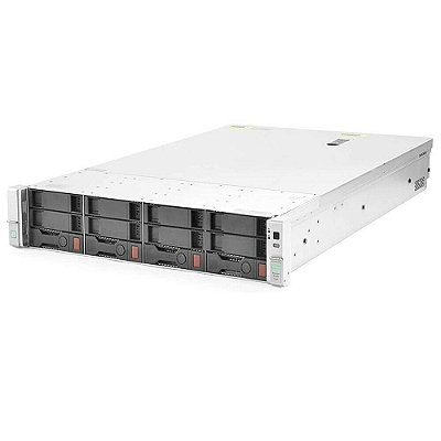 Servidor HP ProLiant DL380 G9 12 Baias: 2x Xeon 12 Core, 64GB, 2x HD SATA 1TB + 2x Fonte DC 48v + 1x Placa 2x SFP+