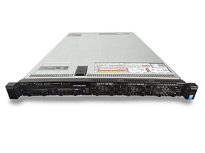 Servidor Dell PowerEdge R630 8B: 2x Xeon 12 Core, 64GB, 2x HD SAS 300Gb + Placa 2x SFP+ 10Gb