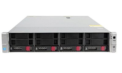 Servidor HP DL380 G9 4 Baias: 2 Xeon E5-2673 V3 12 Core, 64GB, 2x HD 3TB SATA, QSFP 40Gb.