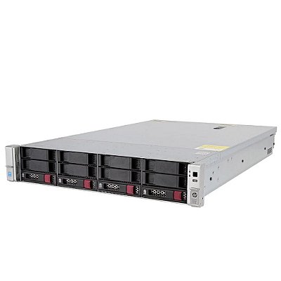 Servidor HP DL380 G9 c/ 4 Baias: 2 Xeon 12 Core, Ram 128Gb, 2x Sata 3Tb, SFP+ 10Gb.