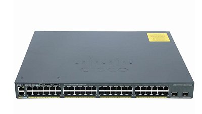 Switch Cisco WS-C2960X-48LPD-L 48 Portas Poe+ 2 Sfp+ 10 Giga