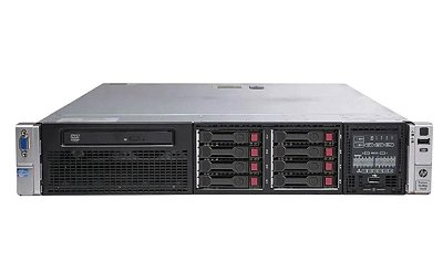 Servidor HP DL380 G8 c/ 8B de 2,5": 2 Xeon 2650, Ram 128Gb, 2x SAS 600Gb