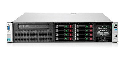 Servidor HP DL380 G8 c/ 8B: 2 Xeon 8 Core, Ram 128Gb, 2x SSD 480Gb, Placa 2x SFP+ 10Gb.