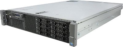 Servidor Dell R710 c/ 8 Baias 2,5": 2 Xeon Six Core L5640, 128Gb, 2x SATA 1 Tera