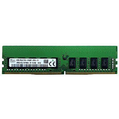 Memória 8GB DDR4 ECC UDIMM 2133MHz Garantia 1 Ano