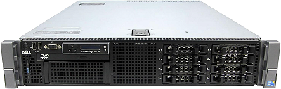 Servidor Dell R710: 2 Xeon OctaCore, Ram 128GB, 2x SSD 512GB.