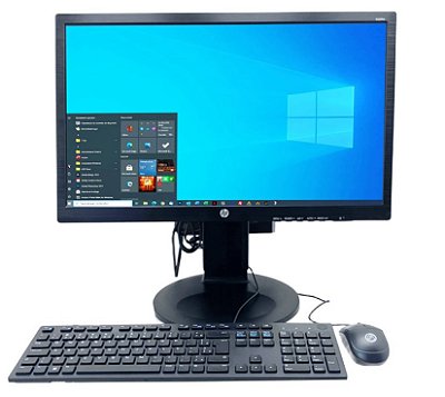 Computador All-in-One HP: i5-6ª, 8GB, SSD 240GB, Monitor 22"