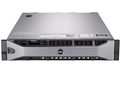 Servidor Dell R730 c/ 8 Baias de 2,5": 2 Xeon E5-2673 V3 12 Core, Ram 256Gb, 2x SAS 300Gb.
