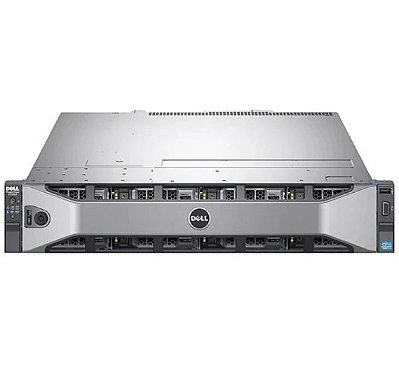 Servidor Dell R730 XD c/ 12 Baias 3,5": 2x E5-2680 V4 14 Core, Ram 128GB, 2x Ssd Sas 1.92TB
