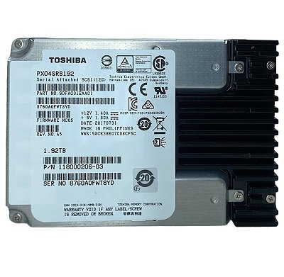 Ssd Sas 1.92TB 12Gb/s PX04SRB192 Enterprise - Garantia 1 Ano