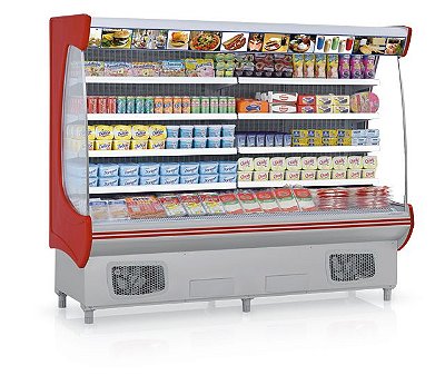 Expositor Refrigerado Vertical Aberto Topázio - GSTO-090AZ Gelopar -  Equipamentos Industriais para Restaurantes e Bares - Esm Equipamentos