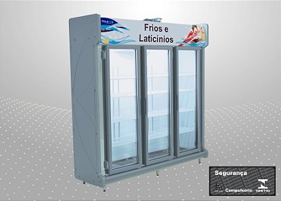 Conveniência premium 2,00 m Refrigeração e exposição - Polofrio