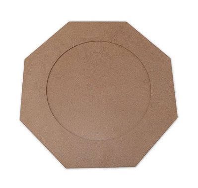 Sousplat Hexagonal em mdf - 35x35 cm - Modelo Sobreposto