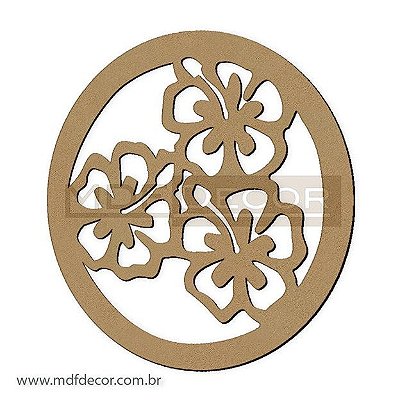 Mand-008 - Mandala Três Flores