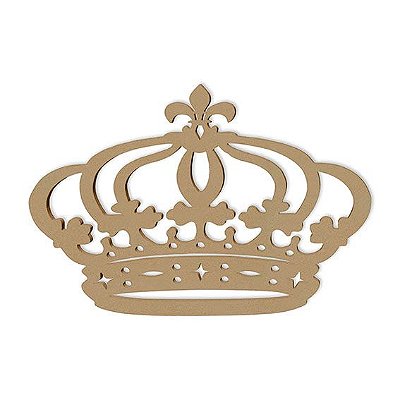 Coroa De Princesa Mdf 60 Cm Decoração De Festas Provençal