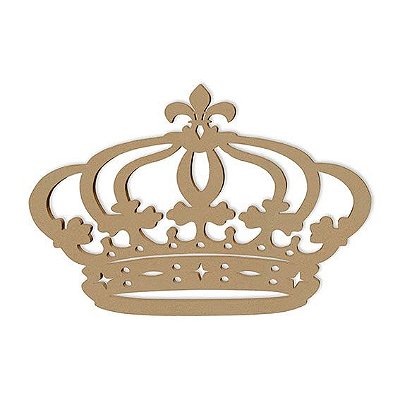01 Coroa De Princesa Mdf 50 Cm Decoração Festas
